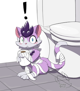 - Toilet Paper Thief - by FeeshyArtist