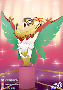 Mega Hawlucha - The King Misterio by edonova