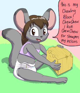 Stephanie's Chewing toy by ConejoBlanco