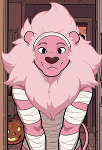 [AI] Halloween Lion!! by MajorLionhunk