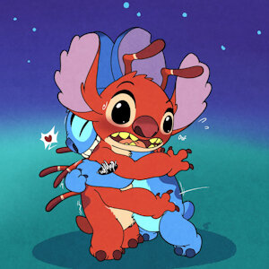 Leroy and Stitch by Ashkihyena