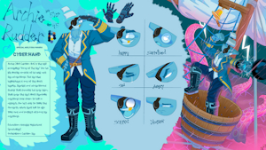 Meet Archie Rudder! (AKA Capt.Ark) by Cinnamonroll69