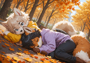 Fall nap by JohnnyByFar