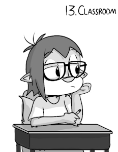 Iztober 2025 - 13. Classroom by thekzx