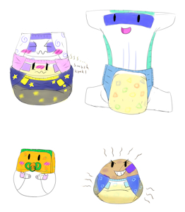 Talking Objects 15 - Diapers by KeyLime