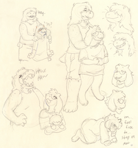 Susie & Ralsei by matuska