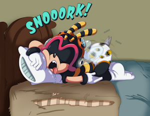 Bumble Butt Slumber (Commission) by EmperorCharm