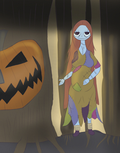 Mrs. Sally Skellington by MamaViolet
