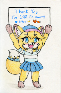 100 Followers Special: Thank you! by KitsuNess