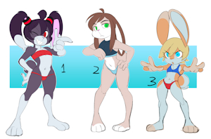 Adoptable Bunny Set 1 (Closed) by PantyRanger