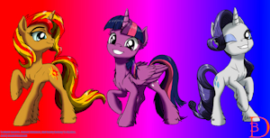 MLP Horn Heads. by TITANUS87