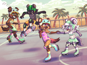 Seaside Shenanigans, Part III (Art by Chijeu) by TsunderePanda