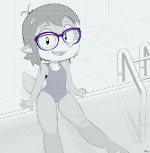 Izzy goes swimming by billmurray