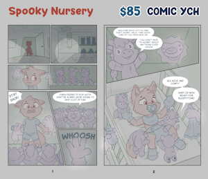SPOOKY NURSERY👻- OPEN YCH by SmolSkeenie