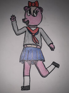 Schoolgirl Giggles by JaydieBrainPower