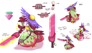 Lilligant Warrior (c) by ListryMistery