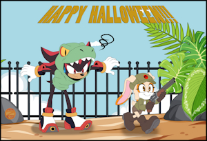 Jurassic Halloween by ZetaR02