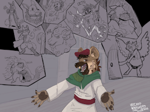 Dono Doodles - 10/3/2025 - Whiskers Art by RazorFiredog