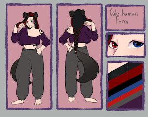 Xael human reference by Ros13Pos13