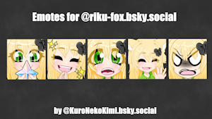 -Emote Comm for Riku- by KuroNekoKimi