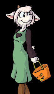 Ash trick or treating by Mysterythree