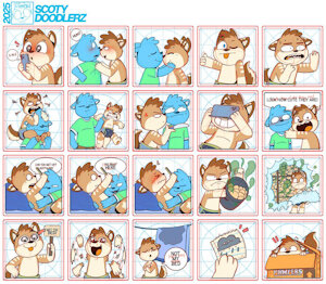 Stickers Pack for TigerJams 3 by ScottJames27