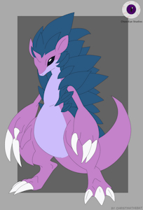 Lavender Anthro Sandslash Adopt-OPEN by ChaosEye