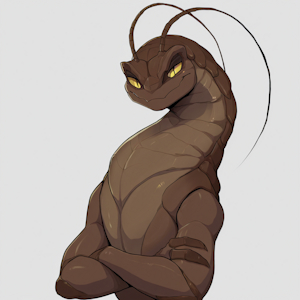 "what, never seen an arthropod?" by Blu99Dog