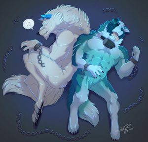 &ldquo;Werewolf's nap&rdquo; By Yetifish - LuneRouge by WolfSkoll