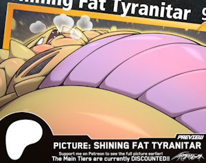 [Preview] Shining FAT Tyranitar (RARE!!) by aFurreak