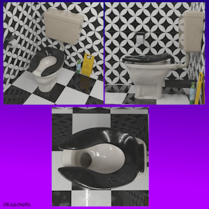 I made a toilet sort of. by Dragon696