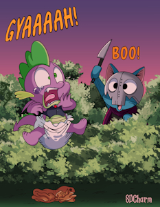 Spike Scared Out of His Pants (From 10/12/2021) by EmperorCharm