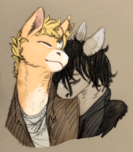 Awesome gay couple by cacklingbeast