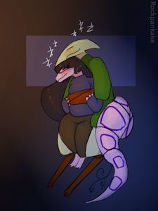 Snake Cuddles by rockpankake