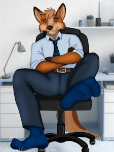 Office bully (socks) by Tsukuyomibloom