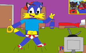 The sonic pose by Tosonic10