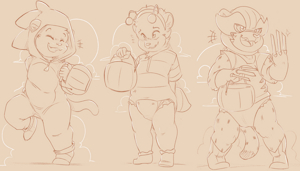 Cubs in Costumes by BlazeHeartPanther