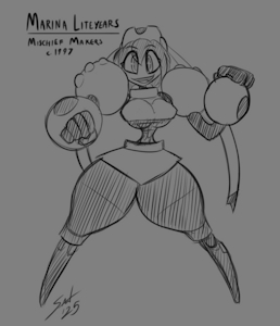 Fanart Fun - Marina Liteyears by GrayscaleRain