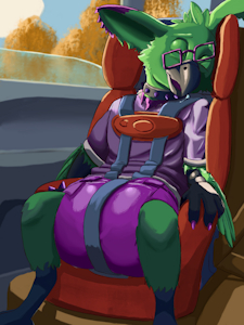 Loch In the car seat by BaileyDoodles