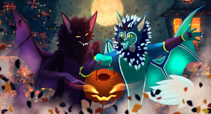 [C] Spooky bats! by Zeith