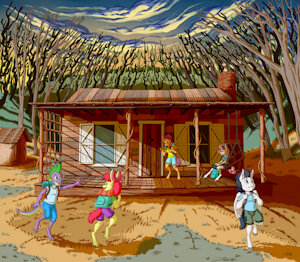 Pony vs the Evil Dead 01 by zooshi