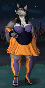 Wiktoria with special outfit by Osiol