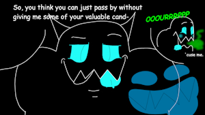 Halloween Blobface by yaGluttonousOverlard