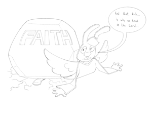 Angel Zaggy's Faith is Wearing Thin by paperboio