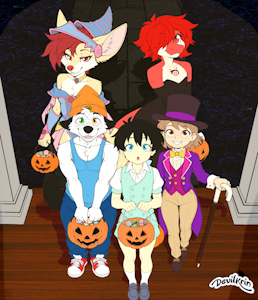 Bedeviled Halloweenies~ by DevilKrin
