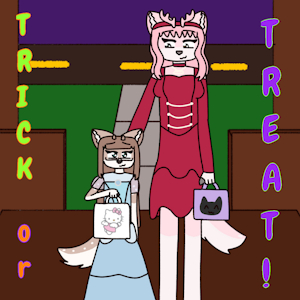 trick or treat ! by kittydeer