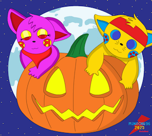 Halloween 2025 - (Mino and Ruby) by Minochu96