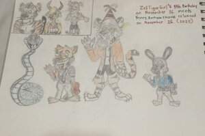 ZelTigerGirl's 19th Birthday on November 16 meets Disney Zootopia 2 released on November 26. (2025) by ZelTigerGirl