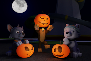 Halloween Decoration Pups by DaxB01