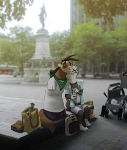 A Break at Place-d'Armes by ArmedDillo